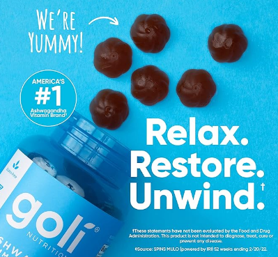 Goli Ashwagandha & Vitamin D Gummy