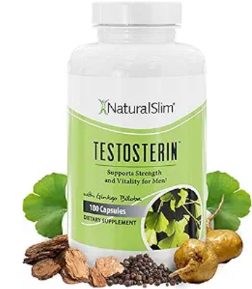 NaturalSlim Natural Testosterone Booster for Men